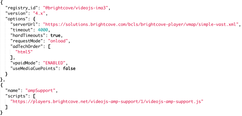 Konfiguration des JSON-Anzeigen-Plugins