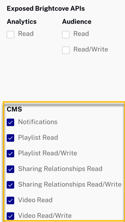 CMS-API-Berechtigungen