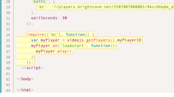 RequireJS und Brightcove Player