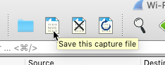 Capture-Datei speichern