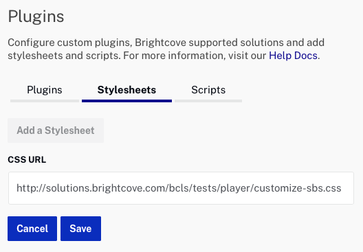 Studio betreten CSS