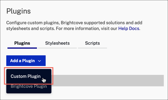 Benutzerdefiniertes Plugin