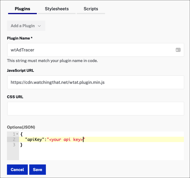 WT-Plugin-Werte