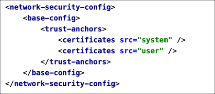 Netzwerksicherheit xml-Datei