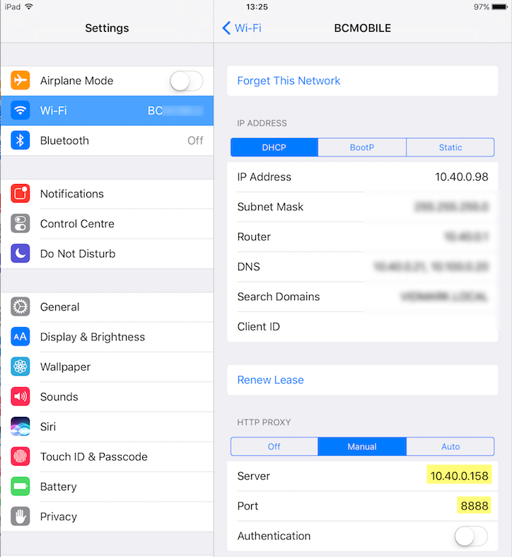 Wifi Details