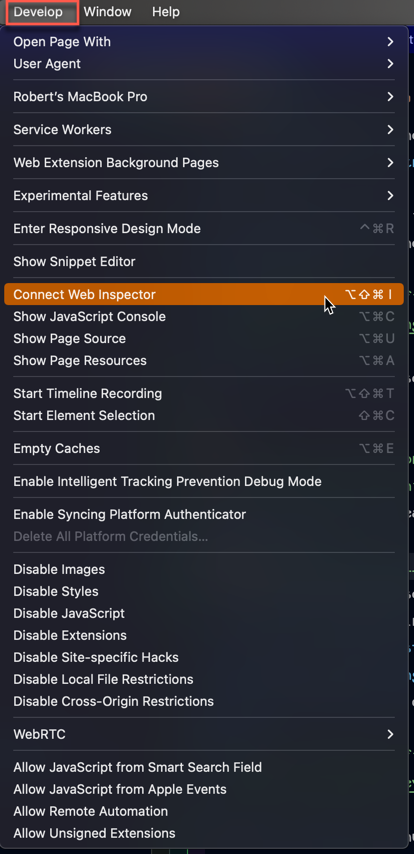 Web Inspector