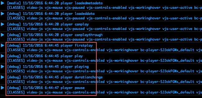 Ereignisse abspielen und anhalten